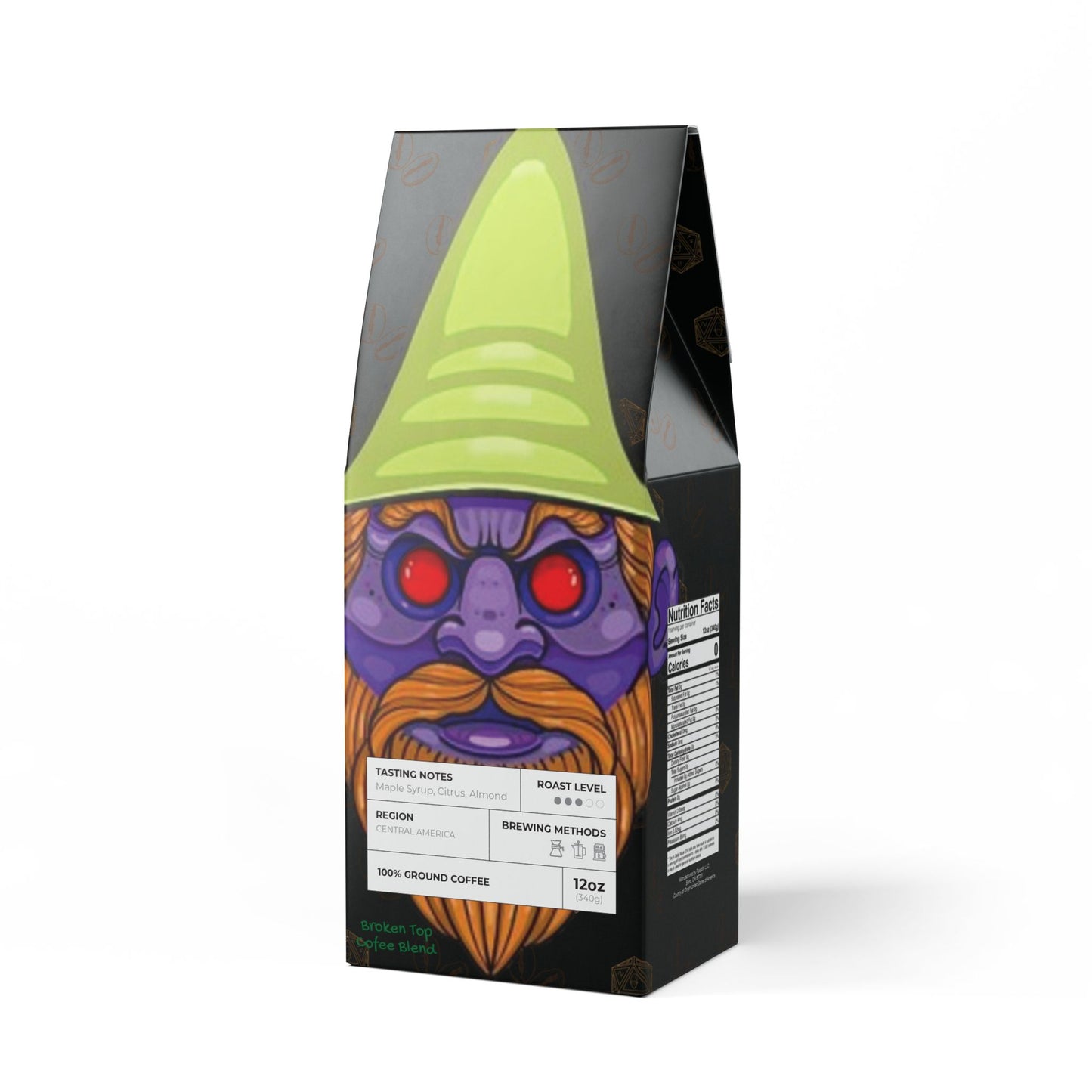 Grouchy Gnome Coffee Co. – Broken Cap Coffee Blend (12oz Medium Roast)