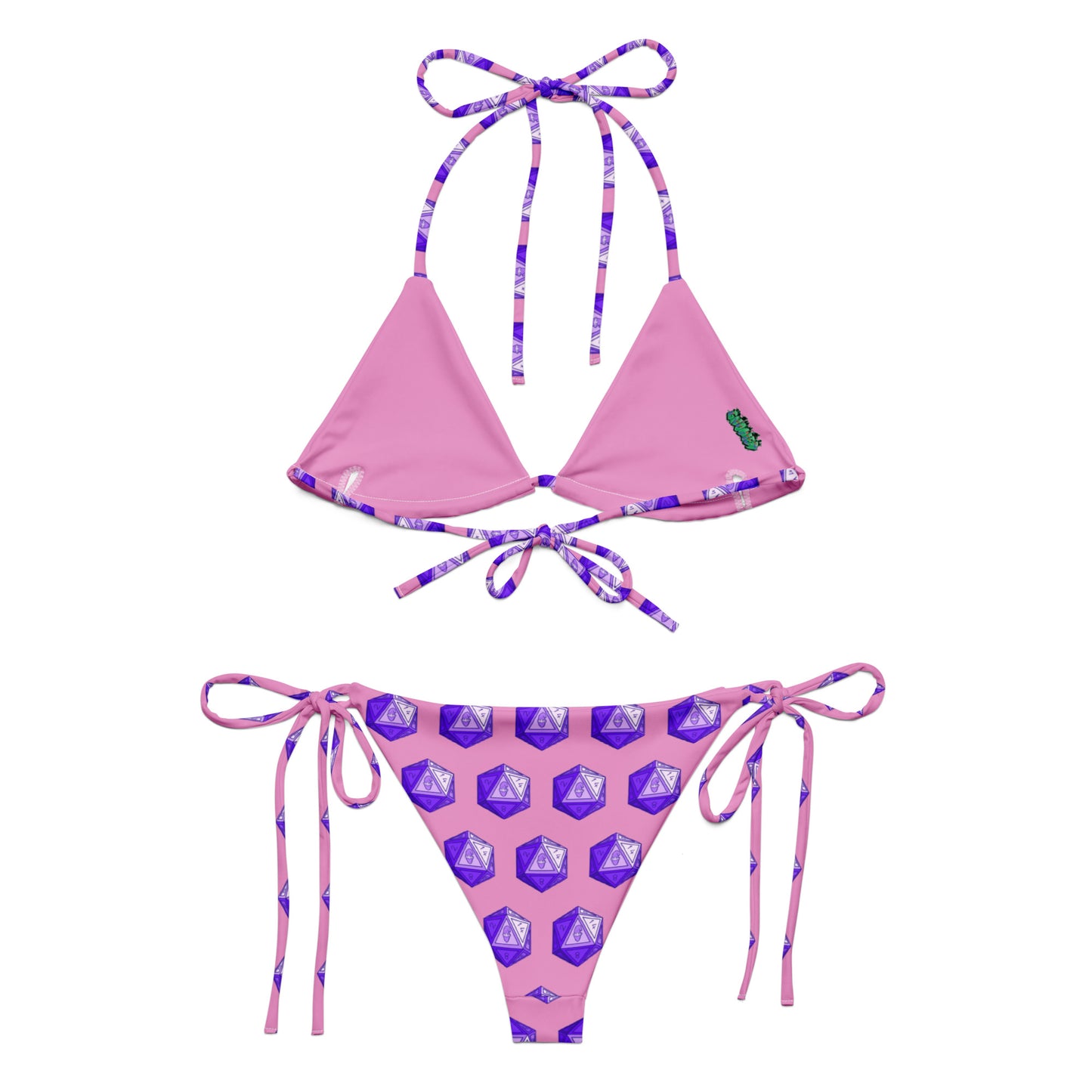 Lilac/Amethyst Gnomies D20 Bikini Set