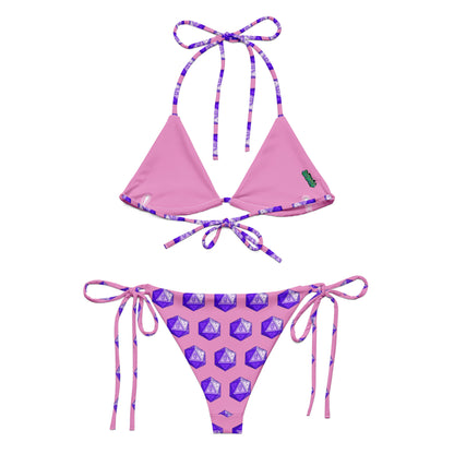 Lilac/Amethyst Gnomies D20 Bikini Set