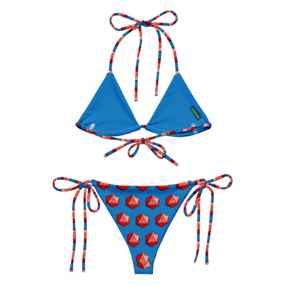 Blue/Ruby Gnomies D20 Bikini Set