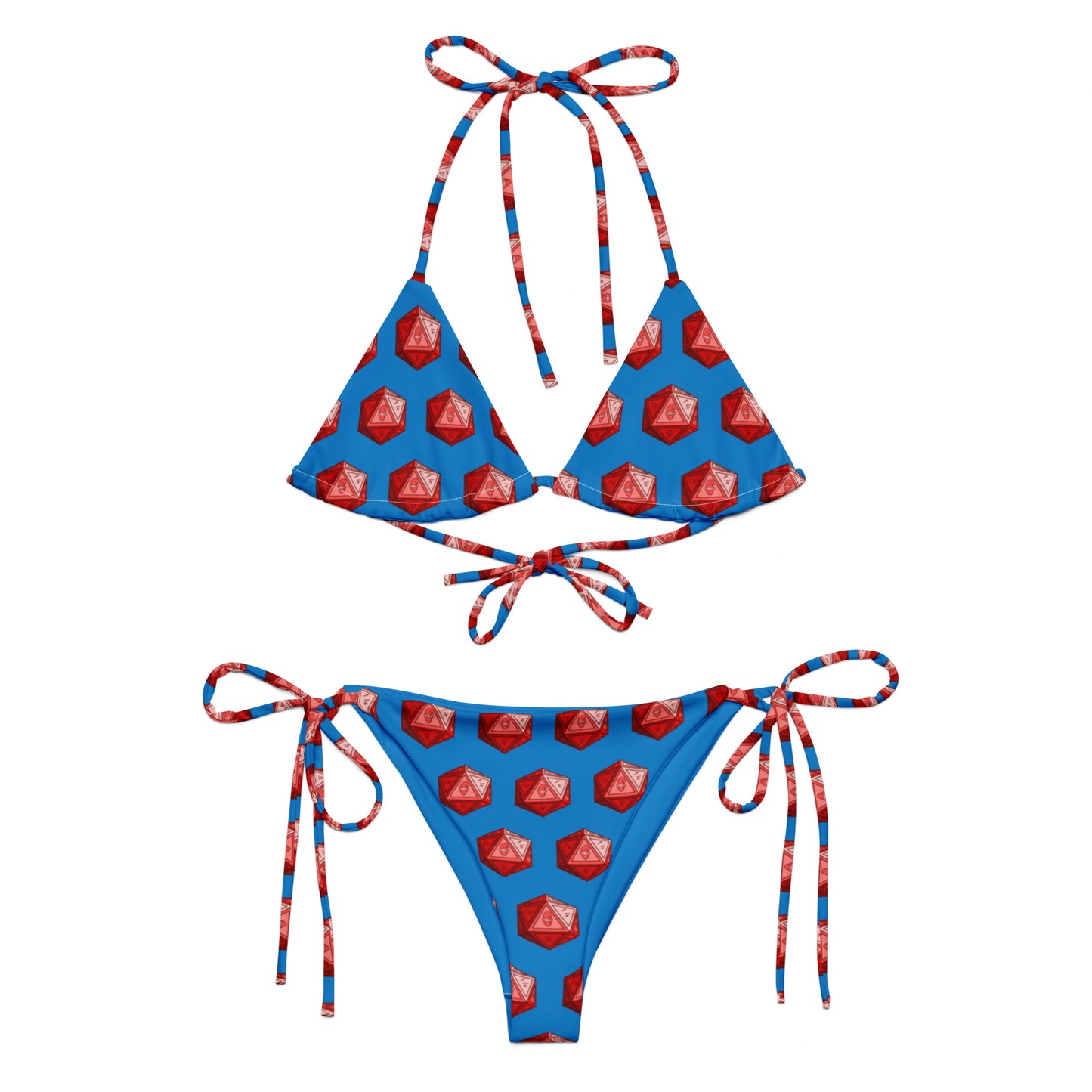 Blue/Ruby Gnomies D20 Bikini Set