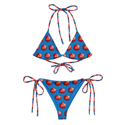 Blue/Ruby Gnomies D20 Bikini Set