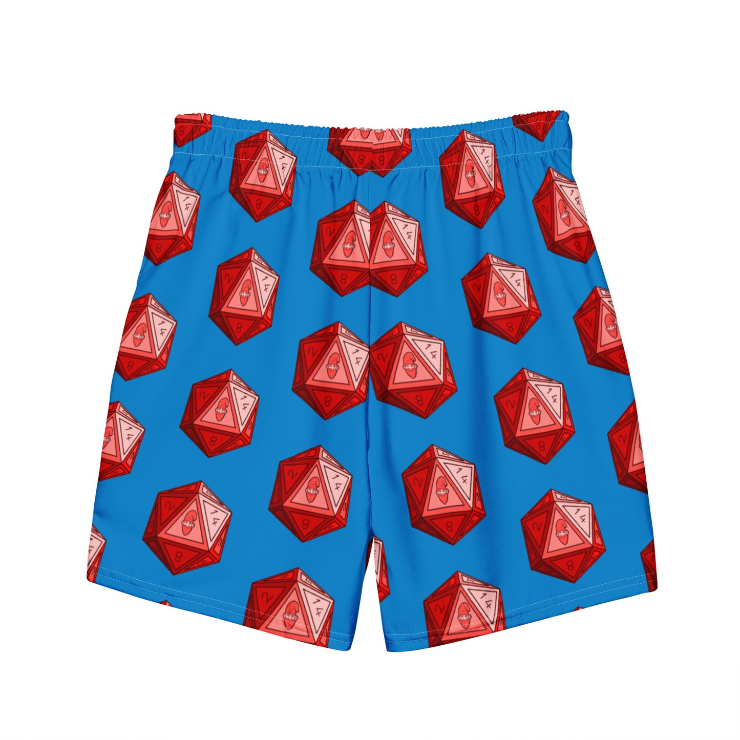 Blue/Ruby Gnomies D20 Swim Trunks