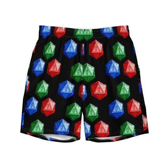 Mixed Gnomies D20 Swim Trunks