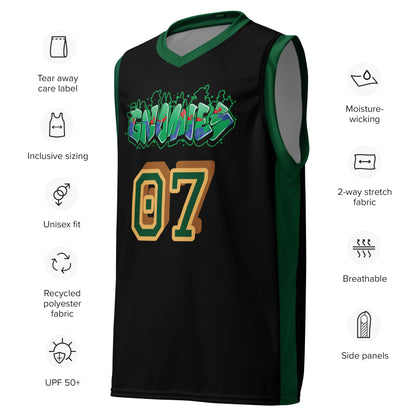 Gnomies #07 Basketball Jersey: Derry Edition