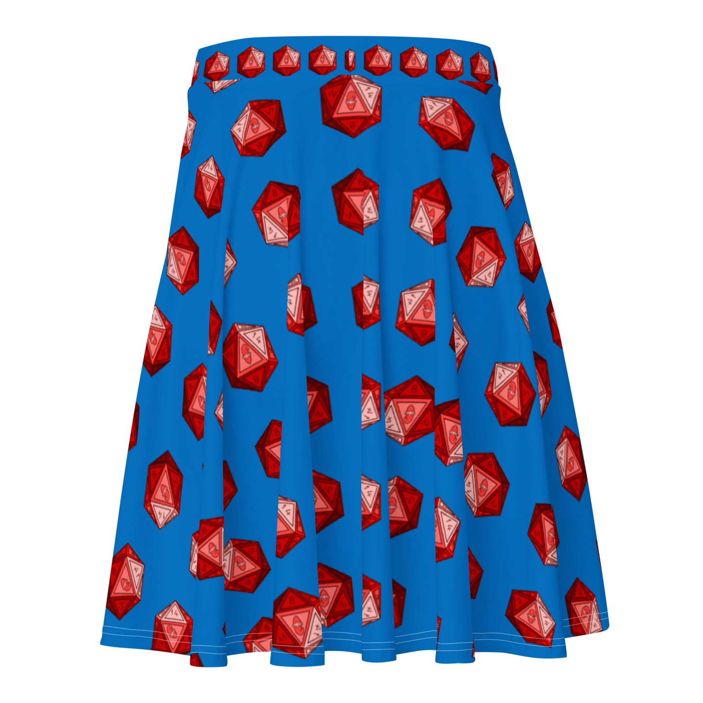 Blue/Ruby Gnomies D20 Skater Skirt