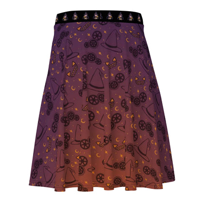 Spooktastic Witchy Skater Skirt