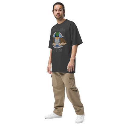 Thiccknukkles Gym Oversized faded t-shirt