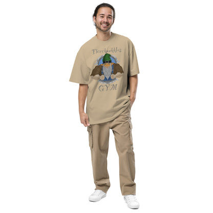 Thiccknukkles Gym Oversized faded t-shirt